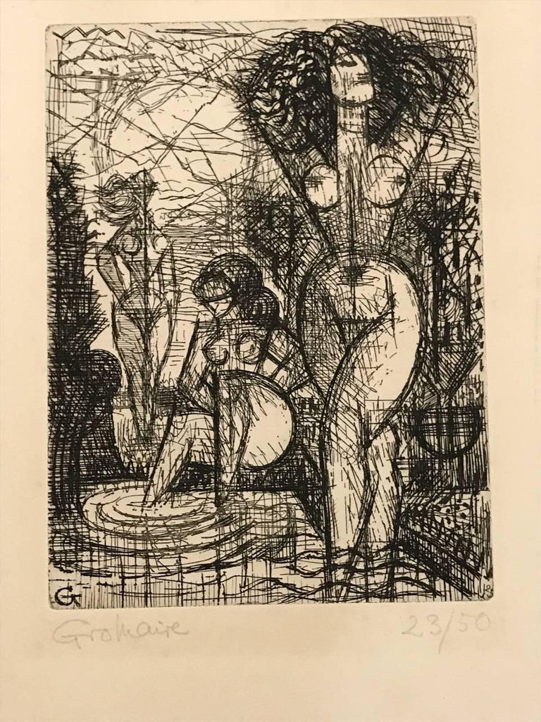 Marcel Gromaire, Les Trois Baigneuses Marcel Gromaire, Les Trois Baigneuses