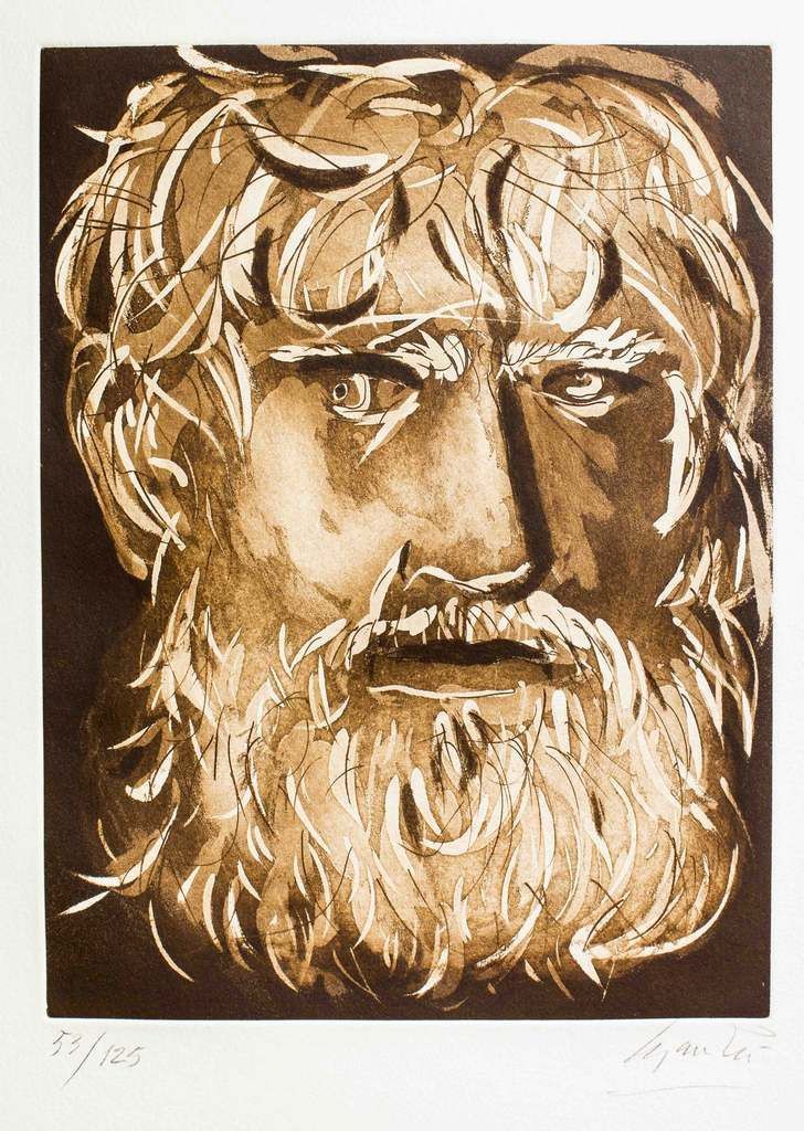 Giacomo Manzú, Head of Oedipus Giacomo Manzú, Head of Oedipus