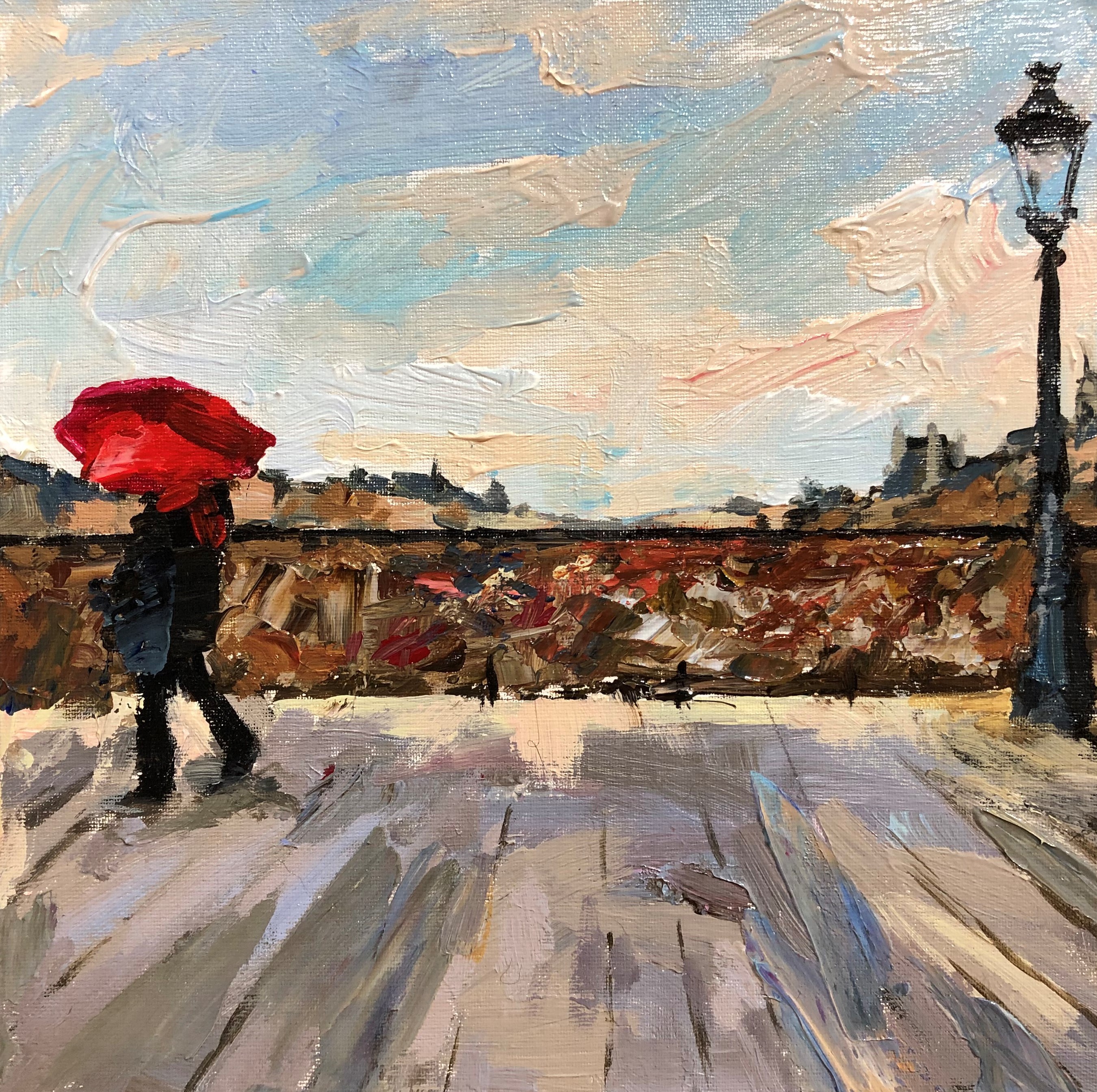 Olga Novokhatska, Sur le Pont des Arts Olga Novokhatska, Sur le Pont des Arts
