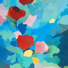 Gemälde, Coquelicots, Agnès Cellérier