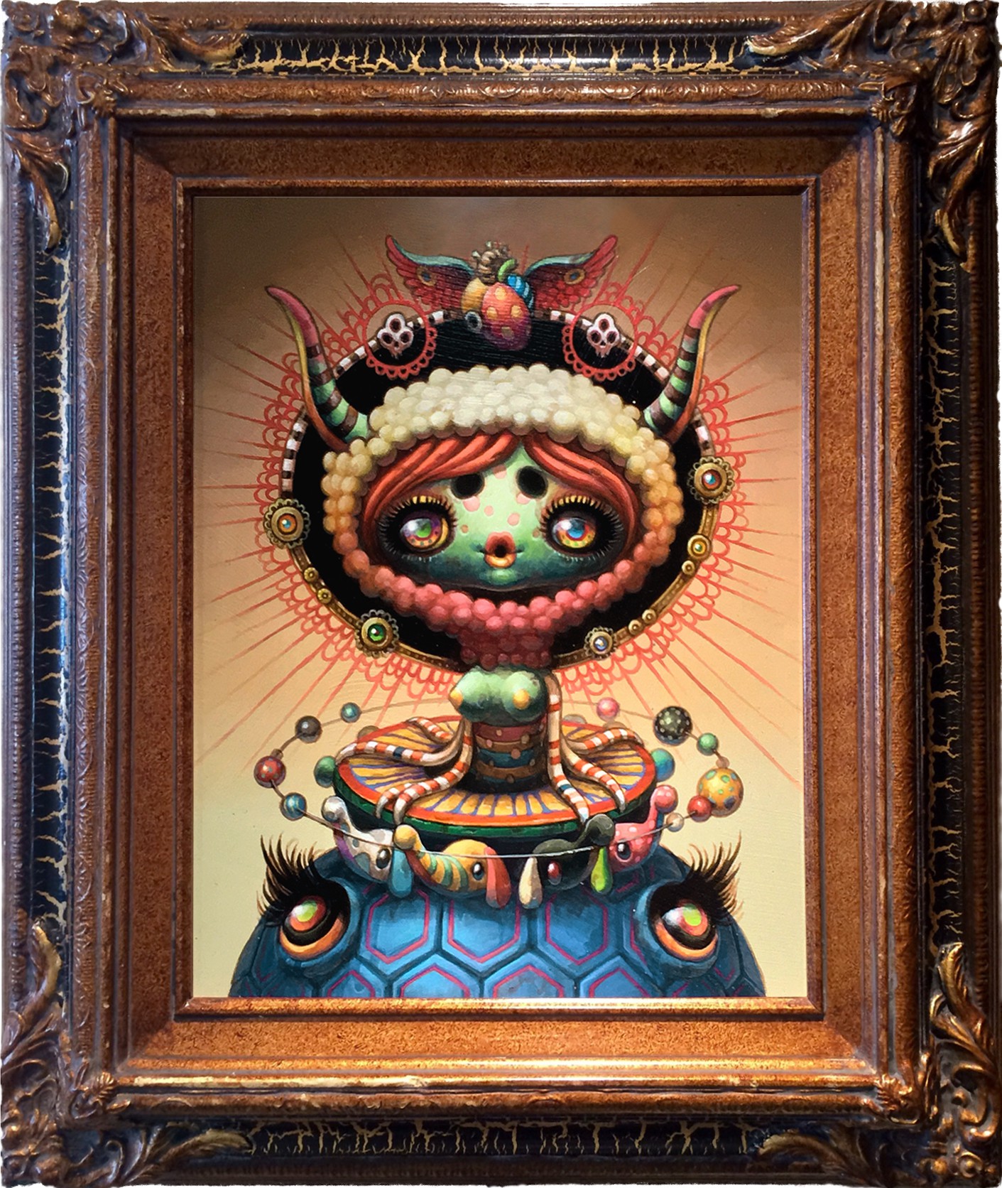 Yoko d'Holbachie, The Cosmic Turtle (Featuring a Snake and Elephants) Yoko d'Holbachie, The Cosmic Turtle (Featuring a Snake and Elephants)