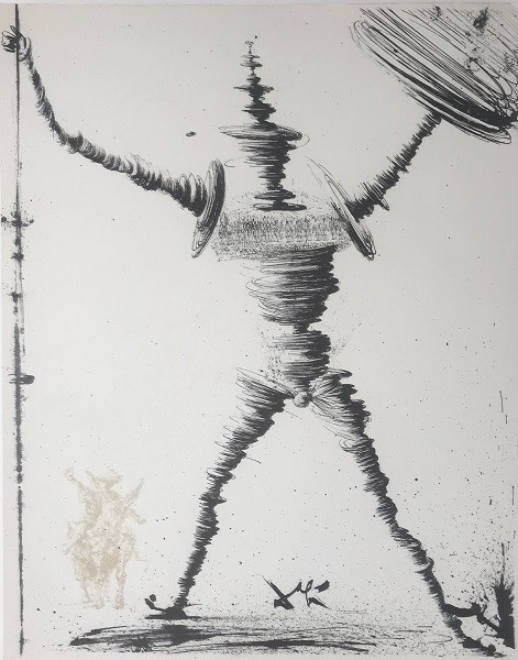 Salvador Dali, Don Quichotte - Don Quichotte Salvador Dali, Don Quichotte - Don Quichotte