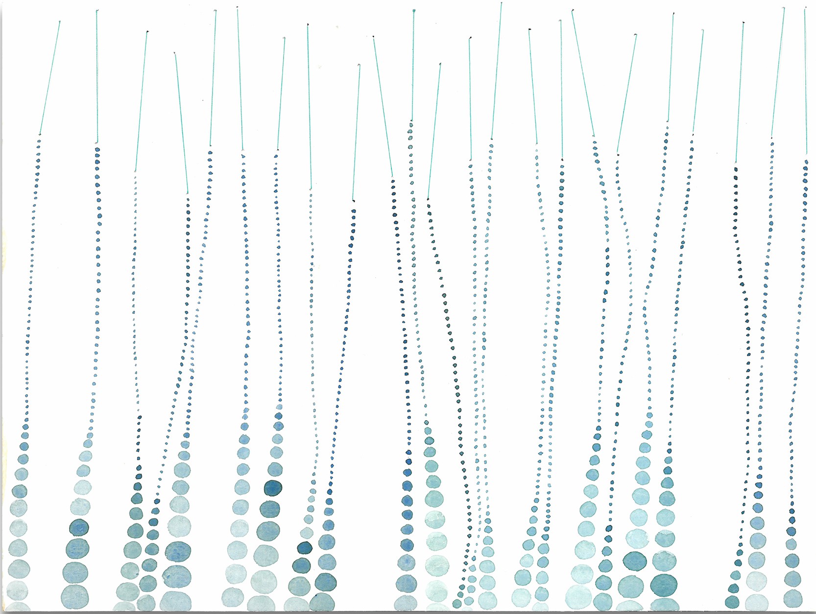 Holly Miller, Blue water dots Holly Miller, Blue water dots