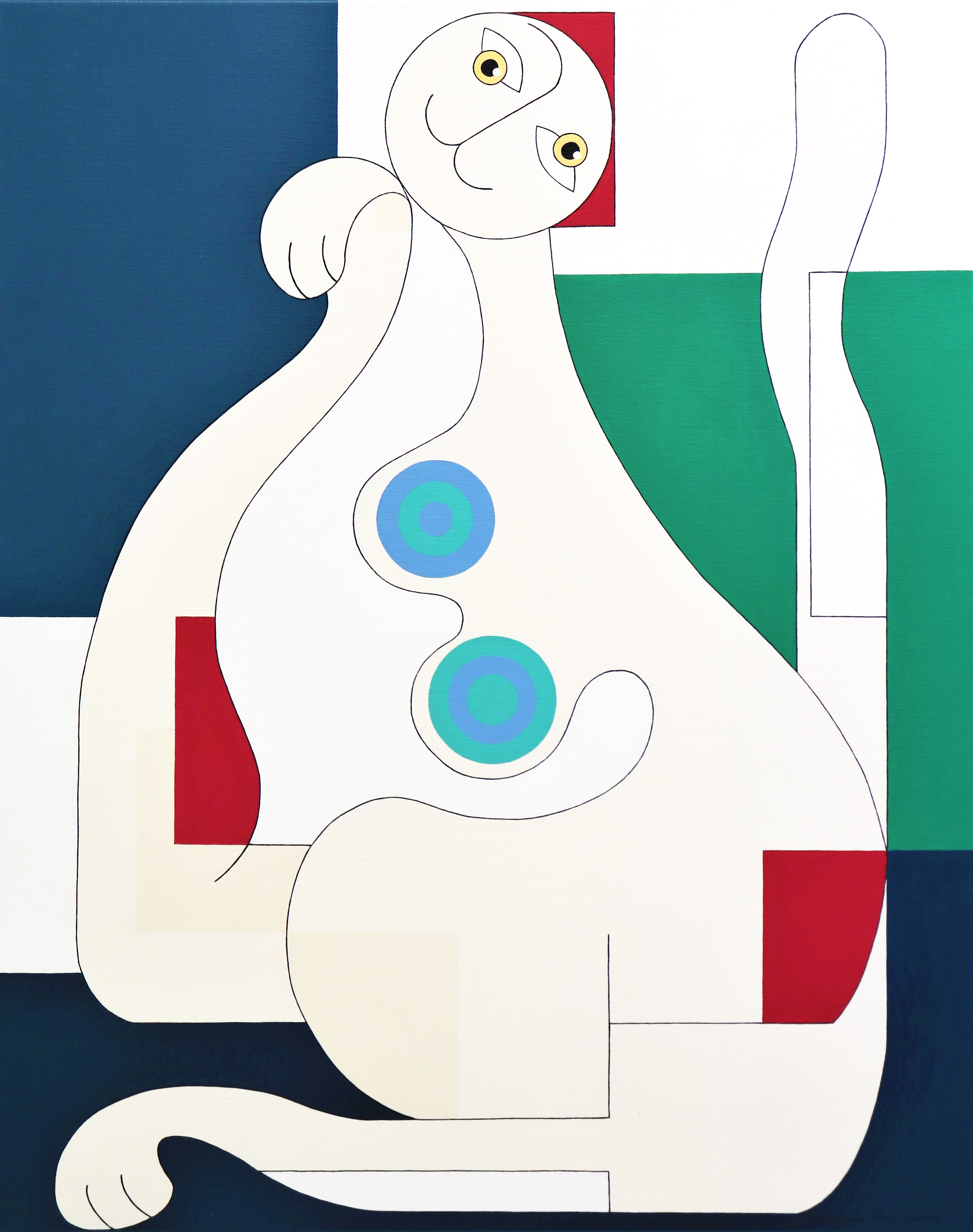 Hildegarde Handsaeme, The female cat Hildegarde Handsaeme, The female cat