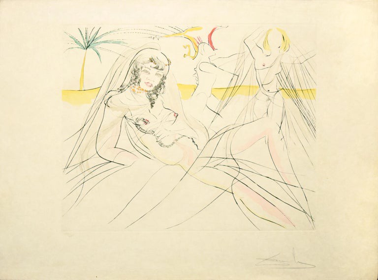 Salvador Dali, Mort de Cleopatre Salvador Dali, Mort de Cleopatre