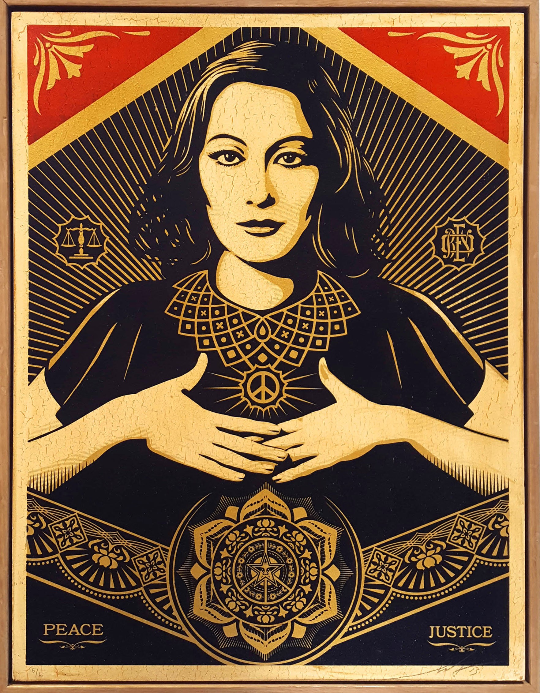Shepard Fairey (Obey), Peace and justice woman Shepard Fairey (Obey), Peace and justice woman