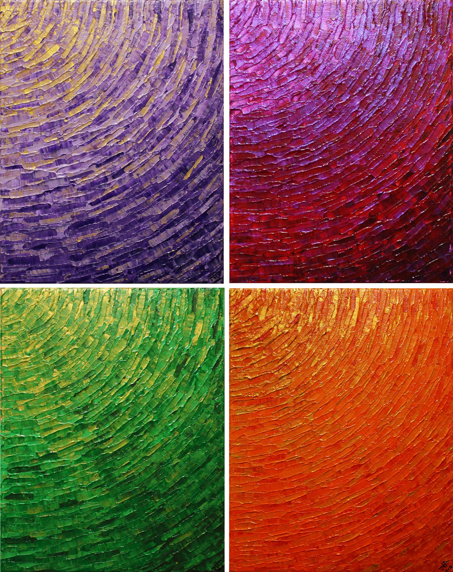 Jonathan Pradillon, Quarts d’éclats colorés série 1 Jonathan Pradillon, Quarts d’éclats colorés série 1