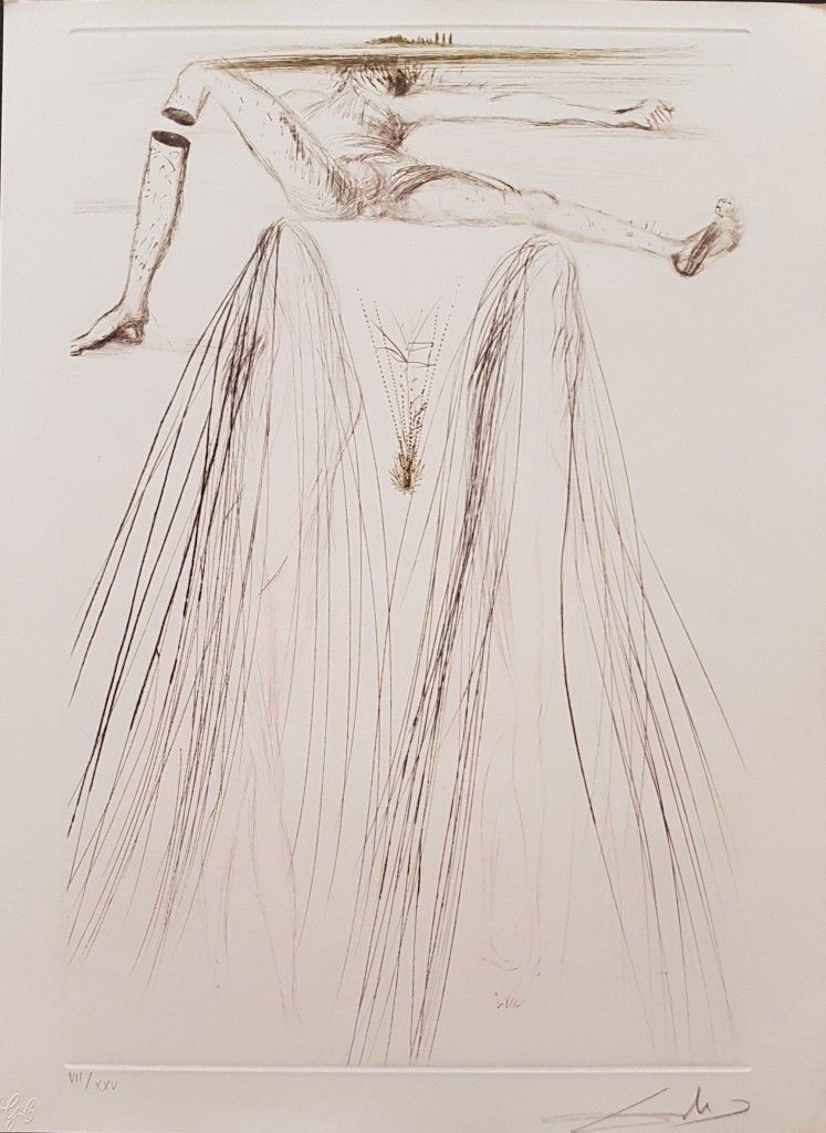 Salvador Dali, Plate from 'Tristan and Isolde': Le geant Beliagog (The Giant Beliagog) Salvador Dali, Plate from 'Tristan and Isolde': Le geant Beliagog (The Giant Beliagog)