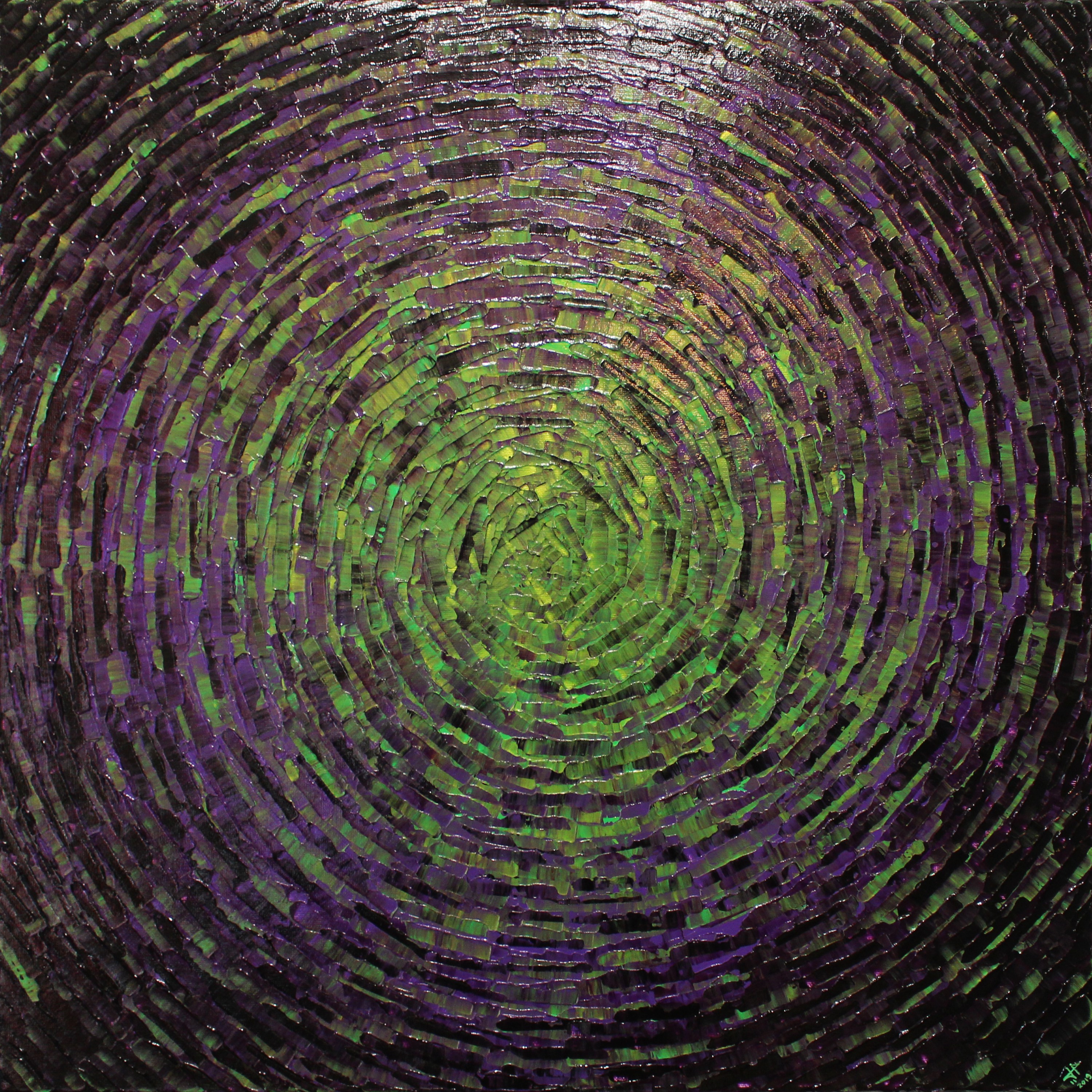 Jonathan Pradillon, Éclat de couleur vert violet Jonathan Pradillon, Éclat de couleur vert violet