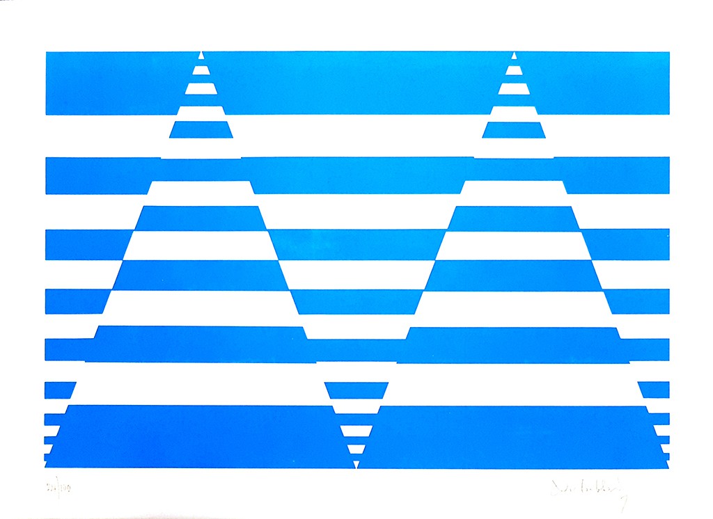 Victor Debach, Blue Composition Victor Debach, Blue Composition