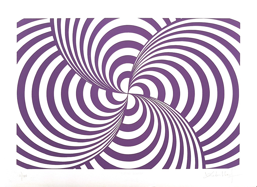 Victor Debach, Purple Composition Victor Debach, Purple Composition