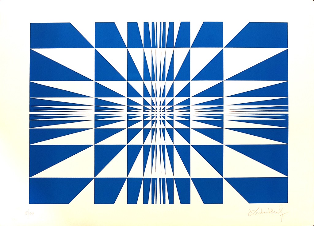 Victor Debach, Blue Composition Victor Debach, Blue Composition