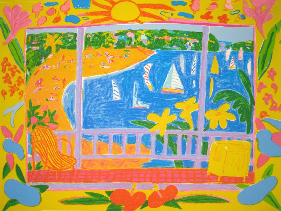 Ken Done, Summer from the Veranda Ken Done, Summer from the Veranda