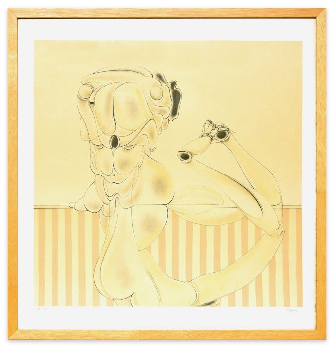 Hans Bellmer, Desarticulation Sur Fond Rayé Hans Bellmer, Desarticulation Sur Fond Rayé