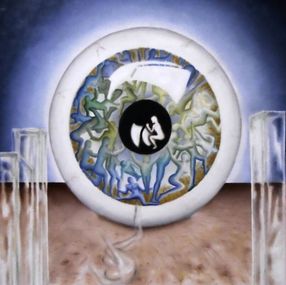 Gemälde, The eye of humanity, Josep Garcia Marsal