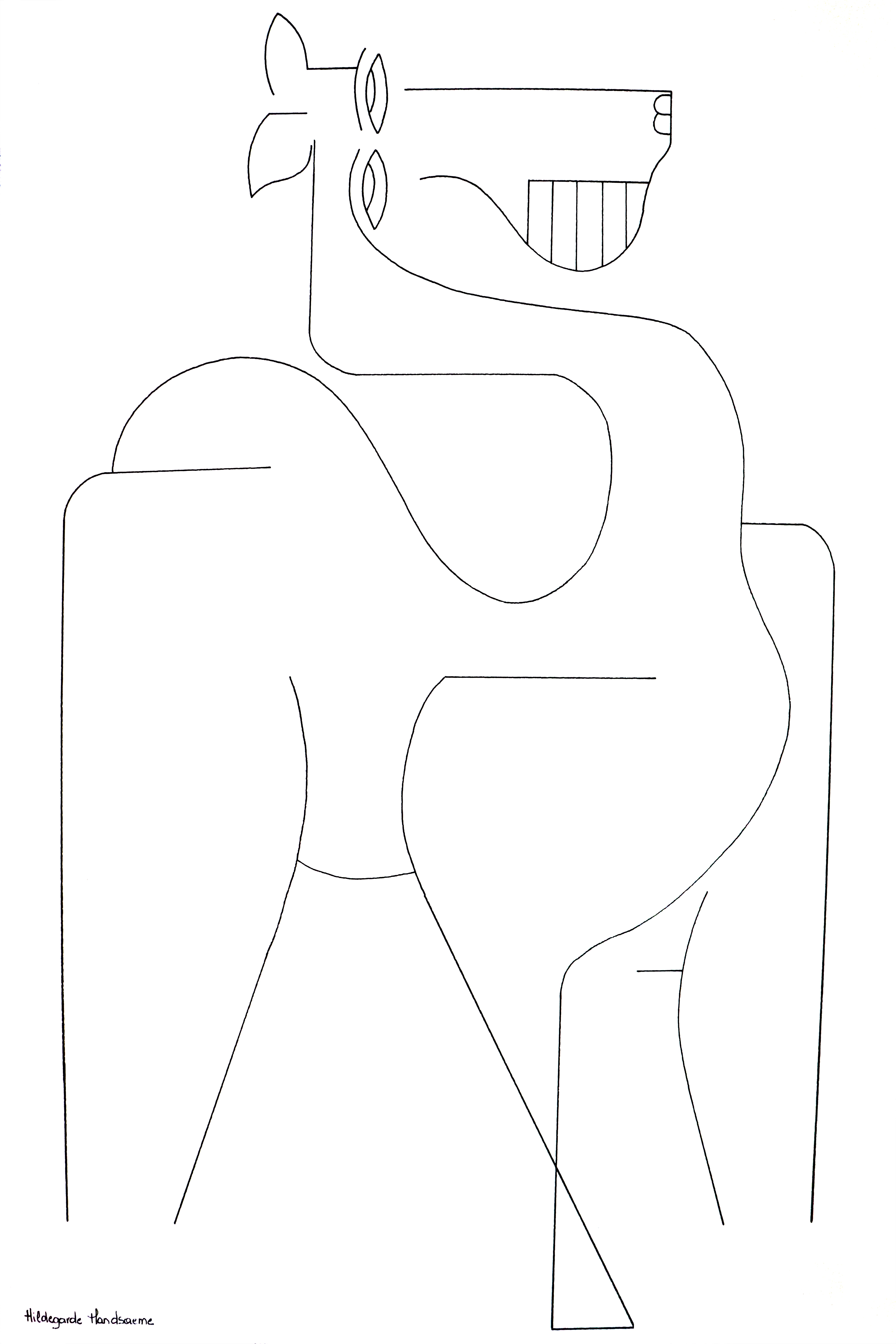 Hildegarde Handsaeme, Horse out of the box Hildegarde Handsaeme, Horse out of the box