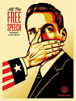 Pay Up Or Shut Up, Shepard Fairey (Obey)