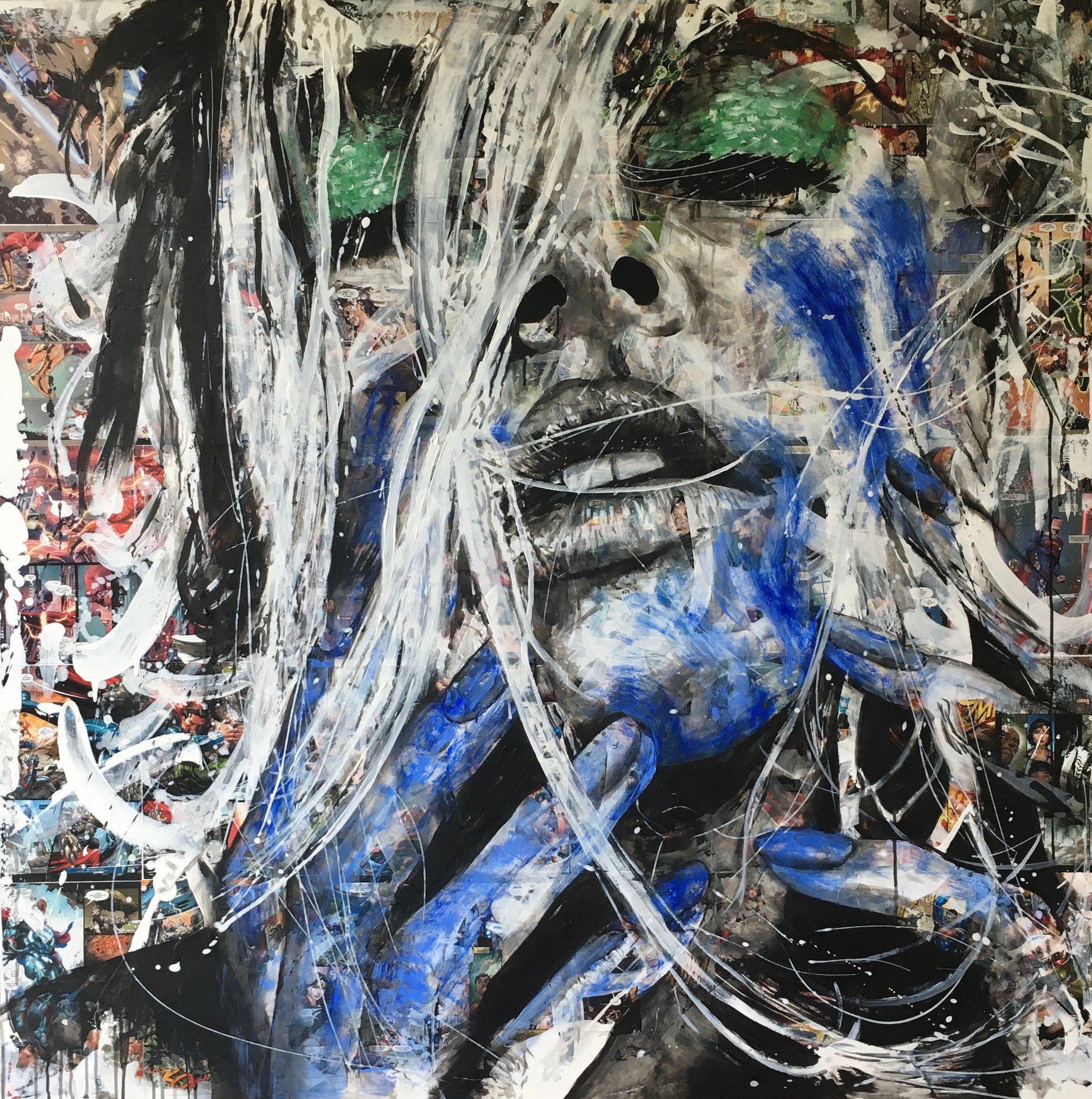 Séverine Solcourt, La femme à la peau bleue Séverine Solcourt, La femme à la peau bleue