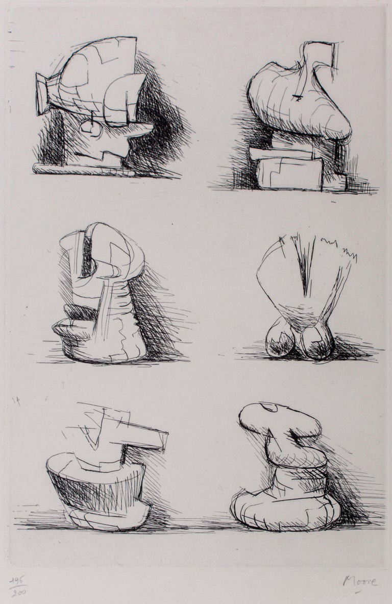 Henry Moore, Six Sculpture Motives Henry Moore, Six Sculpture Motives