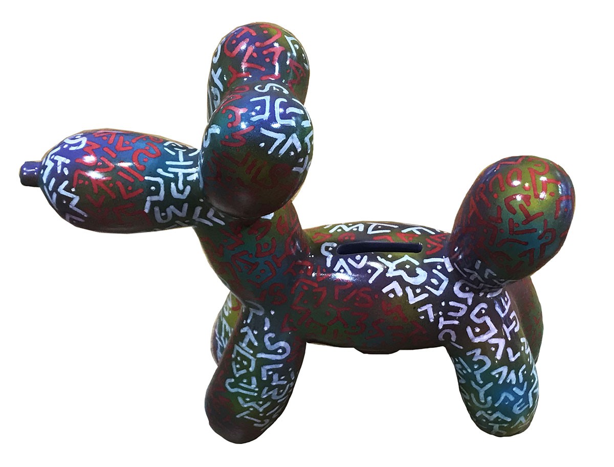 Arno ADN, Jeff koons’ sanscrit dog Arno ADN, Jeff koons’ sanscrit dog