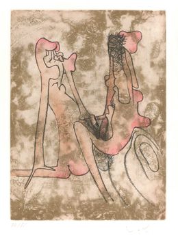 Plate 4 from Paroles Peintes Suite, Roberto Matta