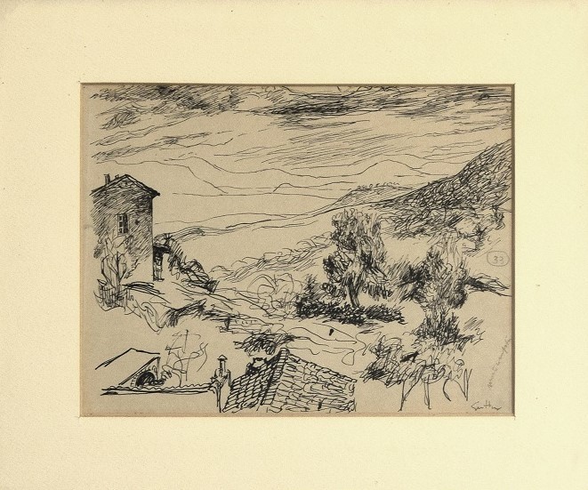 Renato Guttuso, Monte Compatri Village Renato Guttuso, Monte Compatri Village