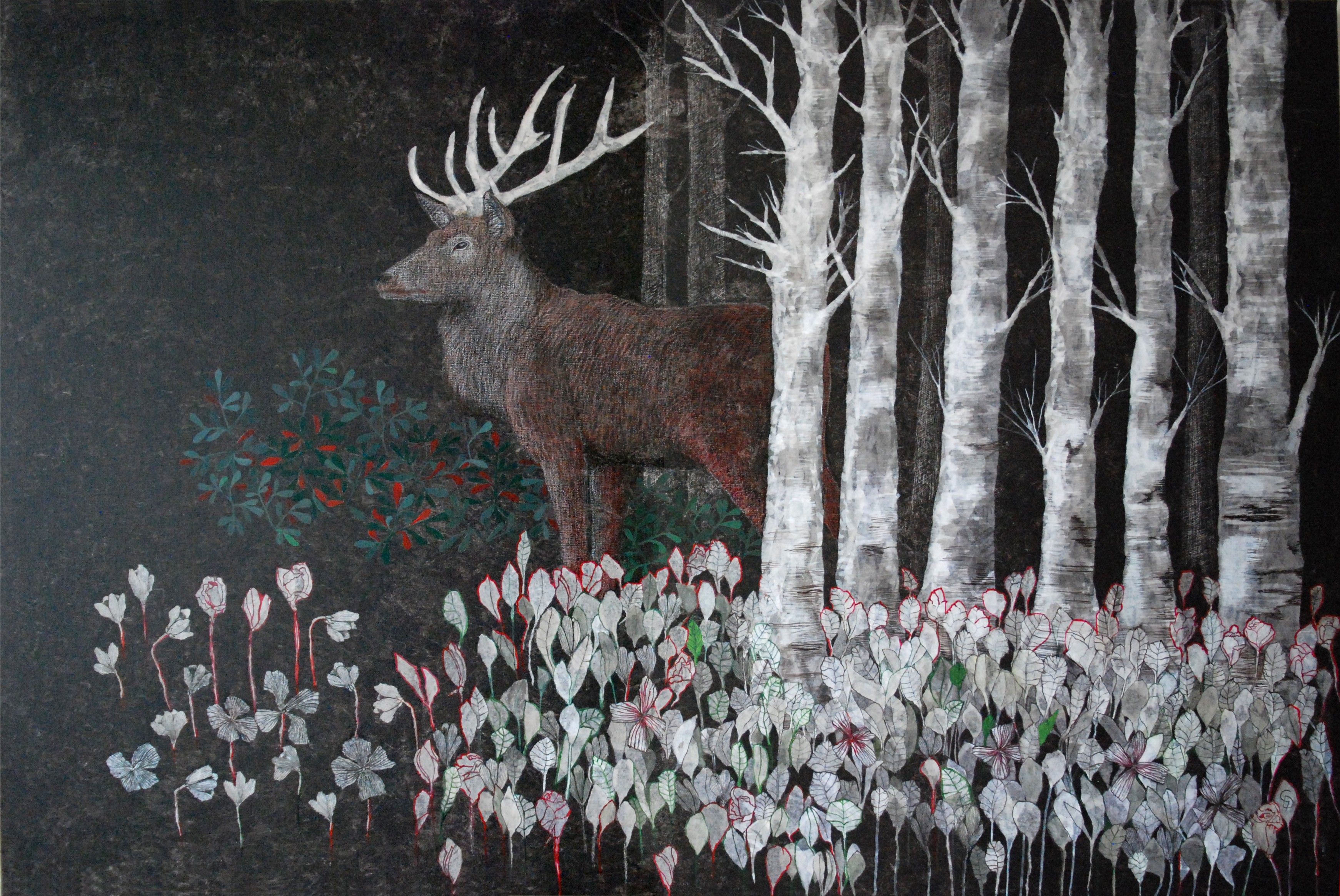 Cécile Duchêne-Malissin, Cerf noir Cécile Duchêne-Malissin, Cerf noir