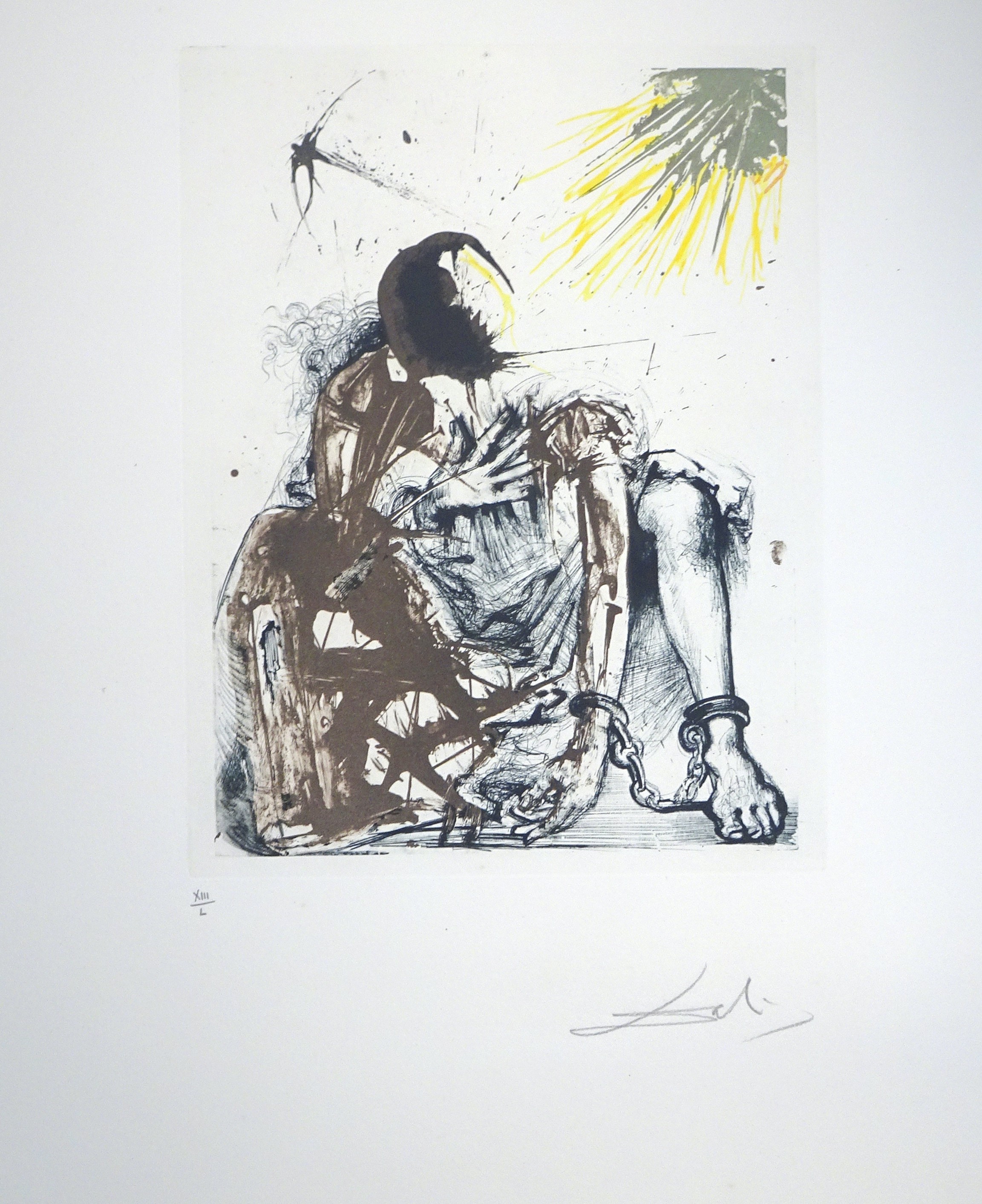 Salvador Dali, Sigismund in Ketten Salvador Dali, Sigismund in Ketten