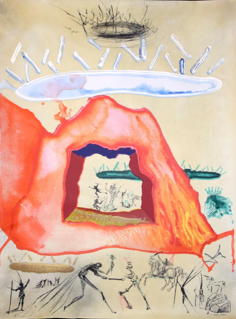 Salvador Dali, Le Creuset Philosophal - L'Alchimie des Philosophes Salvador Dali, Le Creuset Philosophal - L'Alchimie des Philosophes