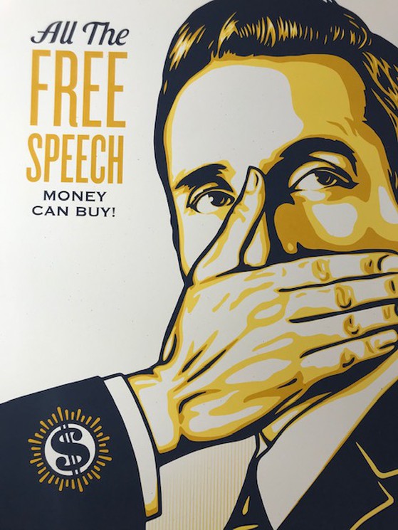 All The Free Speech Money Can Buy