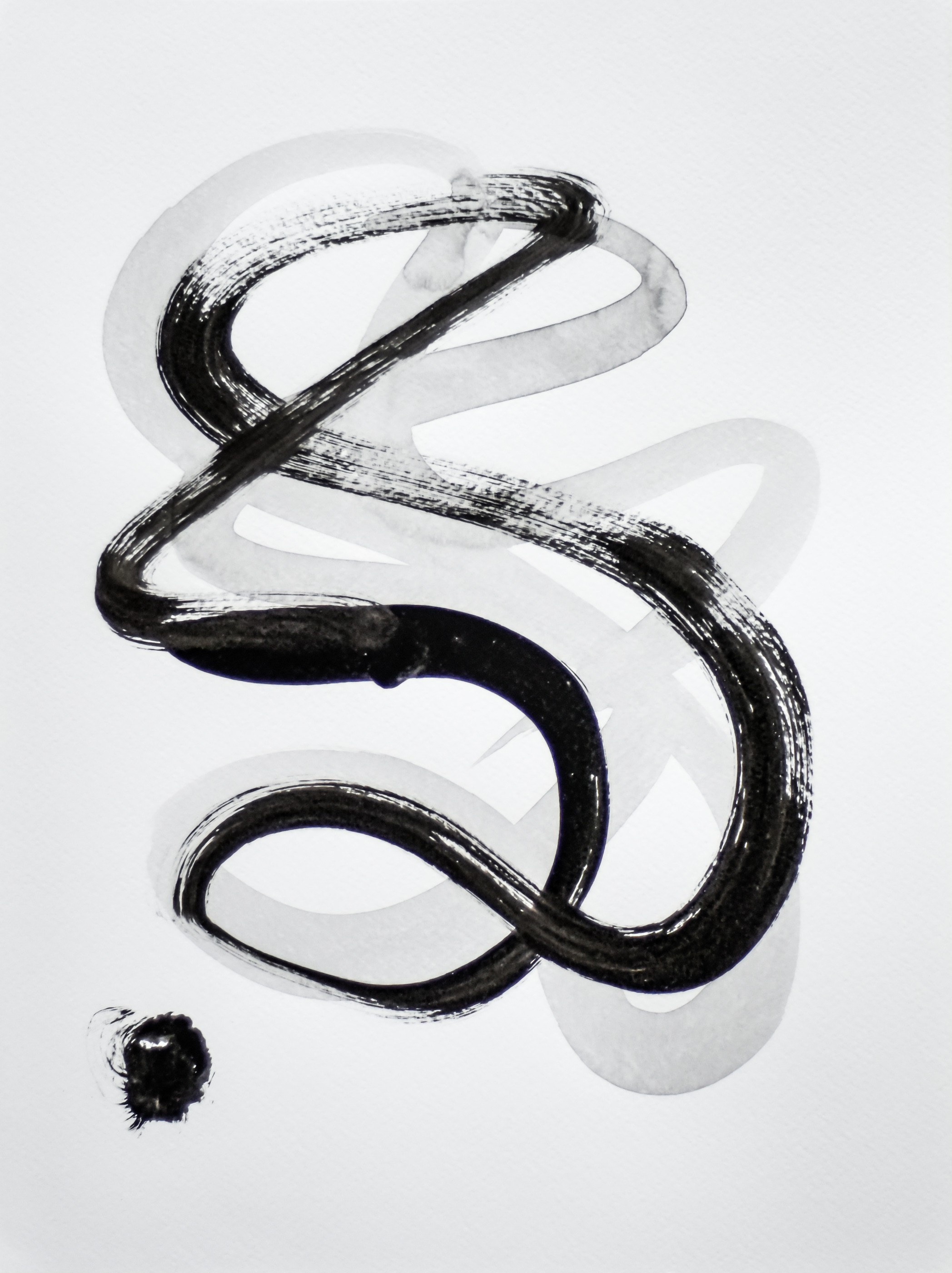 Gina Vor, Sign No. 19 (Abstrait Noir et Blanc) Gina Vor, Sign No. 19 (Abstrait Noir et Blanc)
