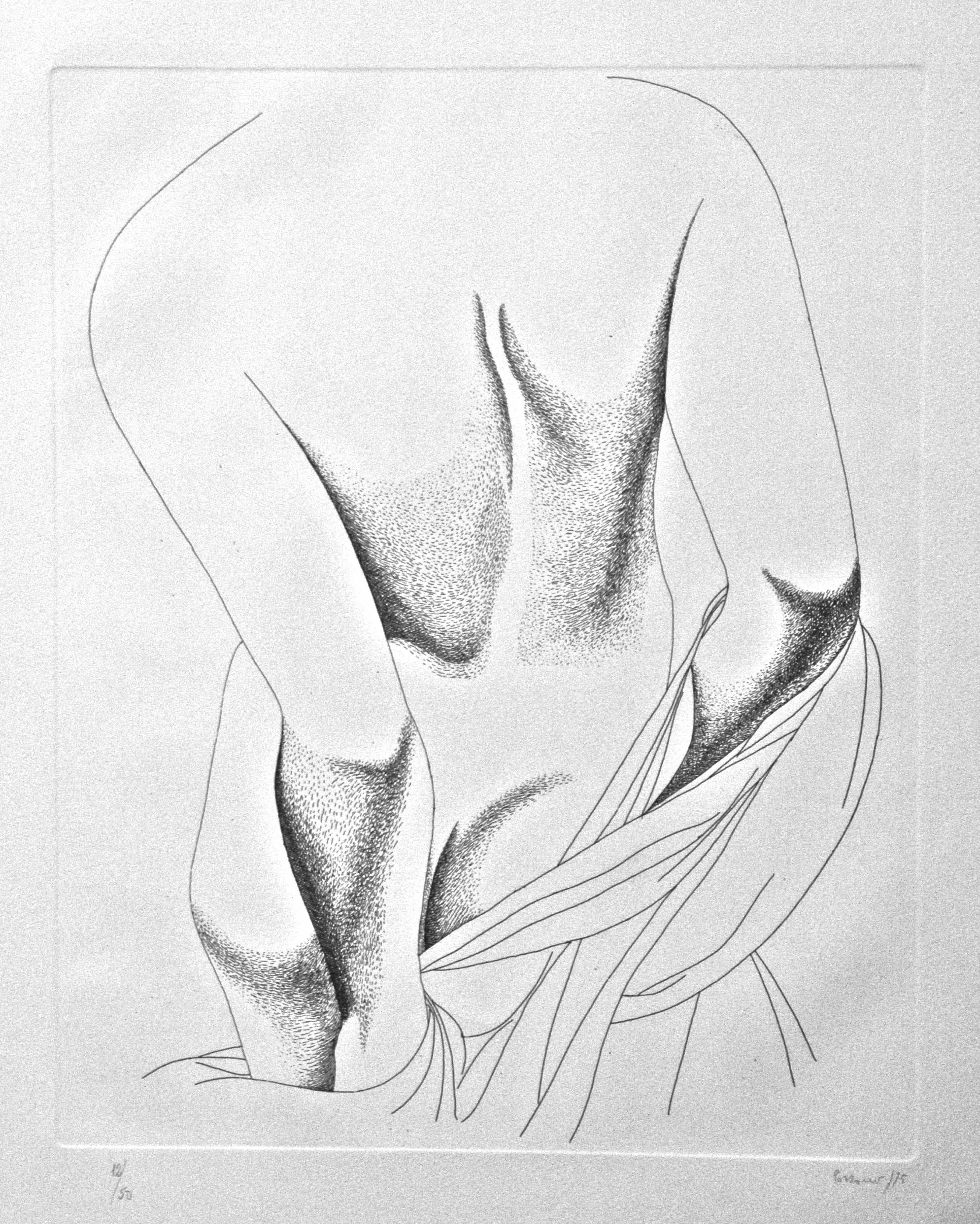 Giacomo Porzano, Nude from the Back Giacomo Porzano, Nude from the Back