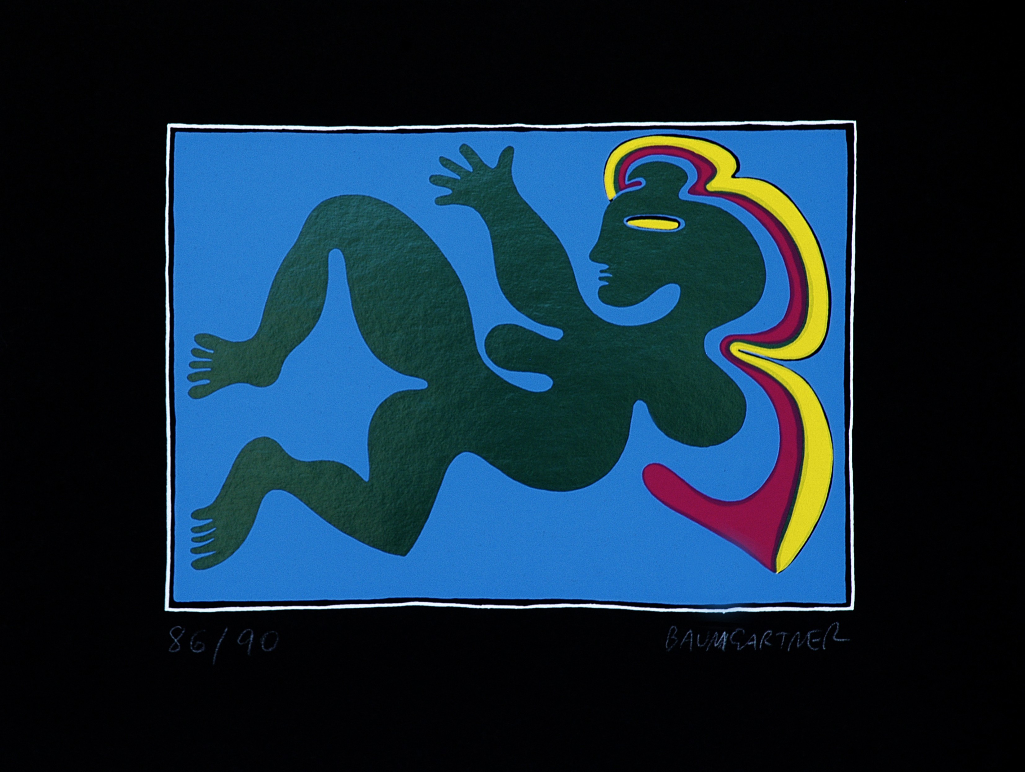Fritz Baumgartner, Woman in Blue Fritz Baumgartner, Woman in Blue