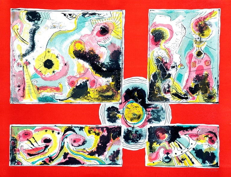 Le Oben, Red Abstract Le Oben, Red Abstract