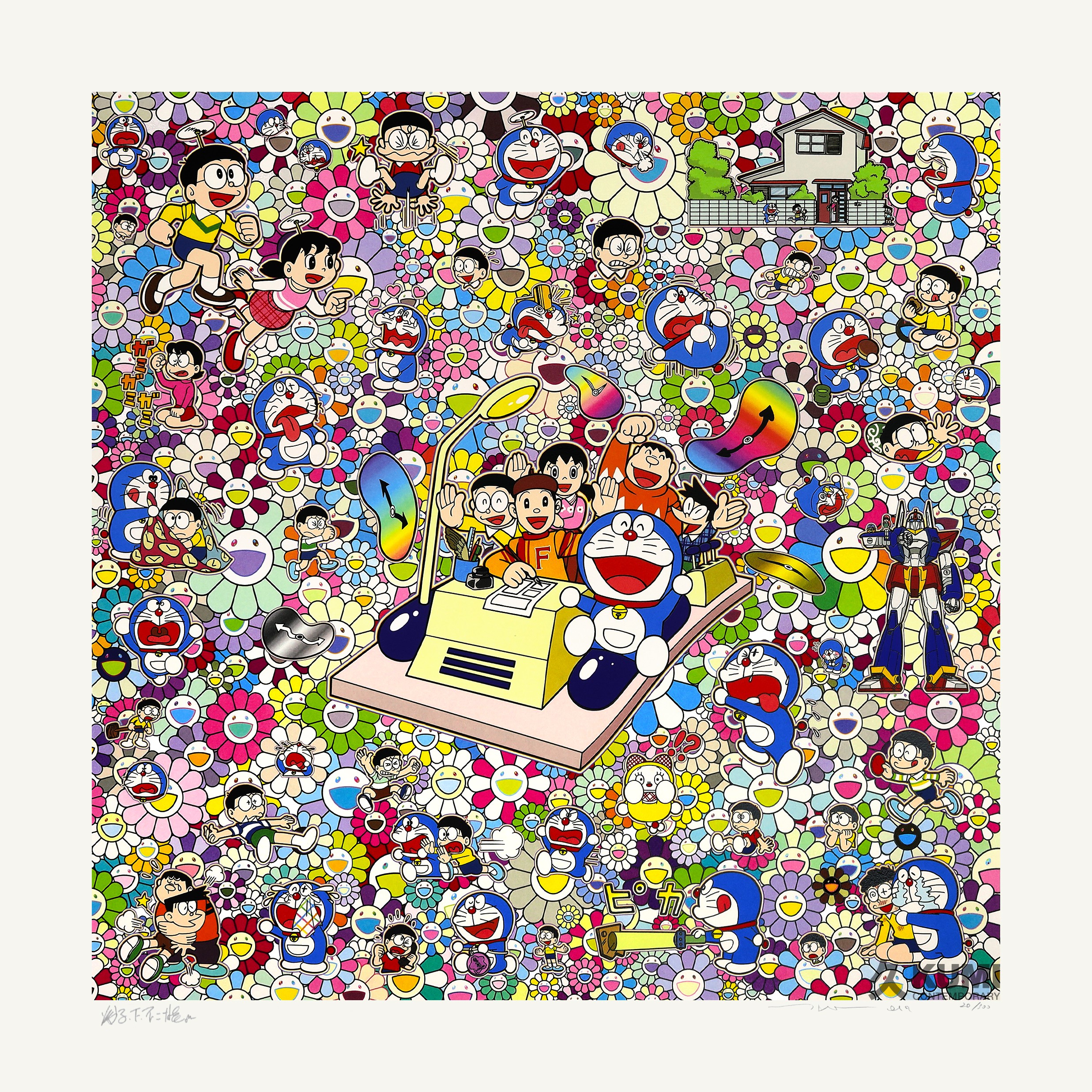 Takashi Murakami, On an Endless Journey on a Time Machine with the Author Fujiko F. Fujio! Takashi Murakami, On an Endless Journey on a Time Machine with the Author Fujiko F. Fujio!