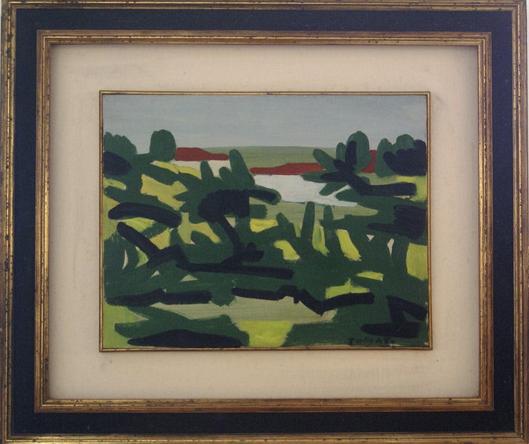 Giulio Turcato, Landscape. Villa Borghese (Rome, Italy) Giulio Turcato, Landscape. Villa Borghese (Rome, Italy)