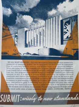 Print, Obey Conformity Factory (Orange), Shepard Fairey (Obey)
