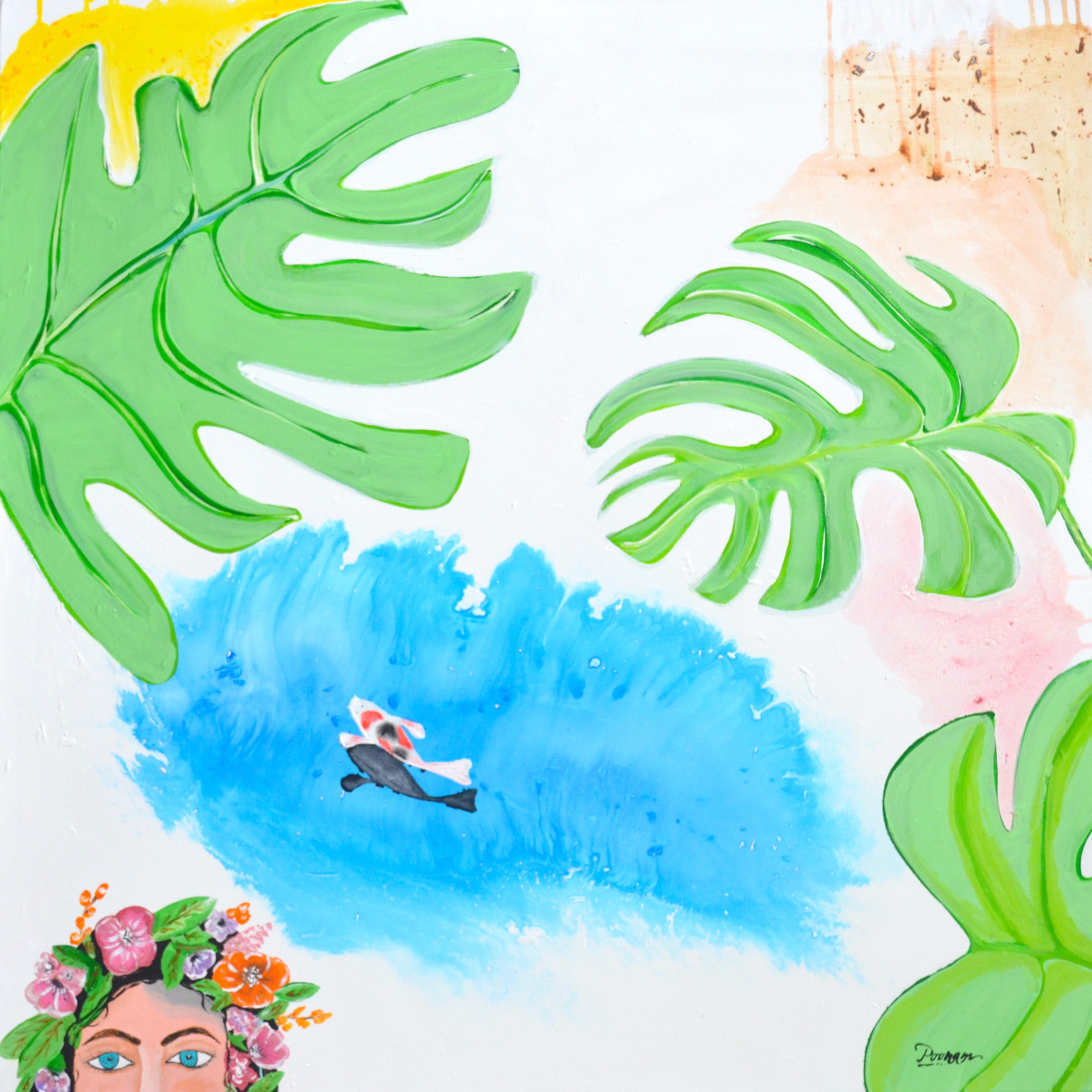 Poonam Choudhary, Monstera with fish Poonam Choudhary, Monstera with fish