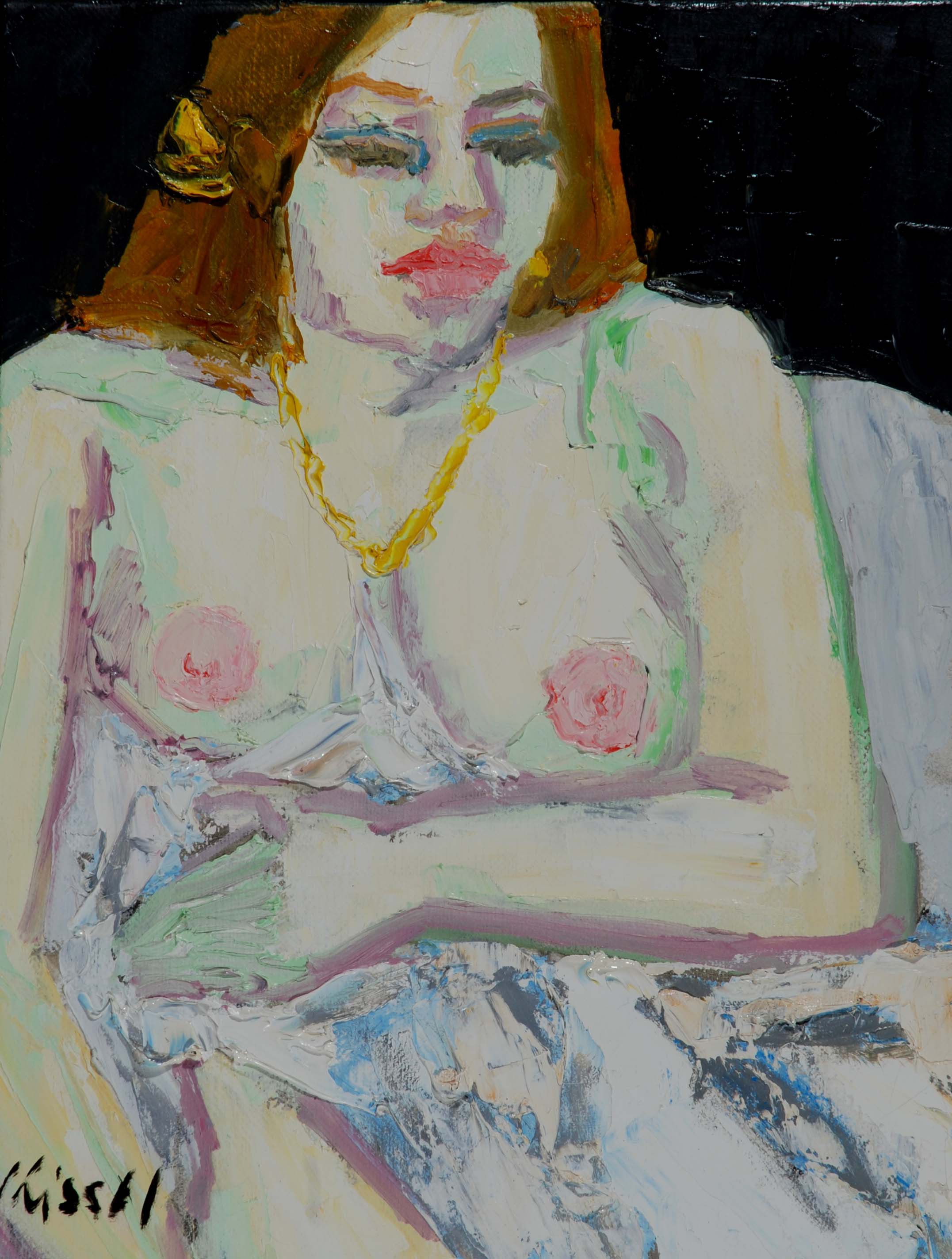 Gernot Kissel, Half nude, pastel Gernot Kissel, Half nude, pastel