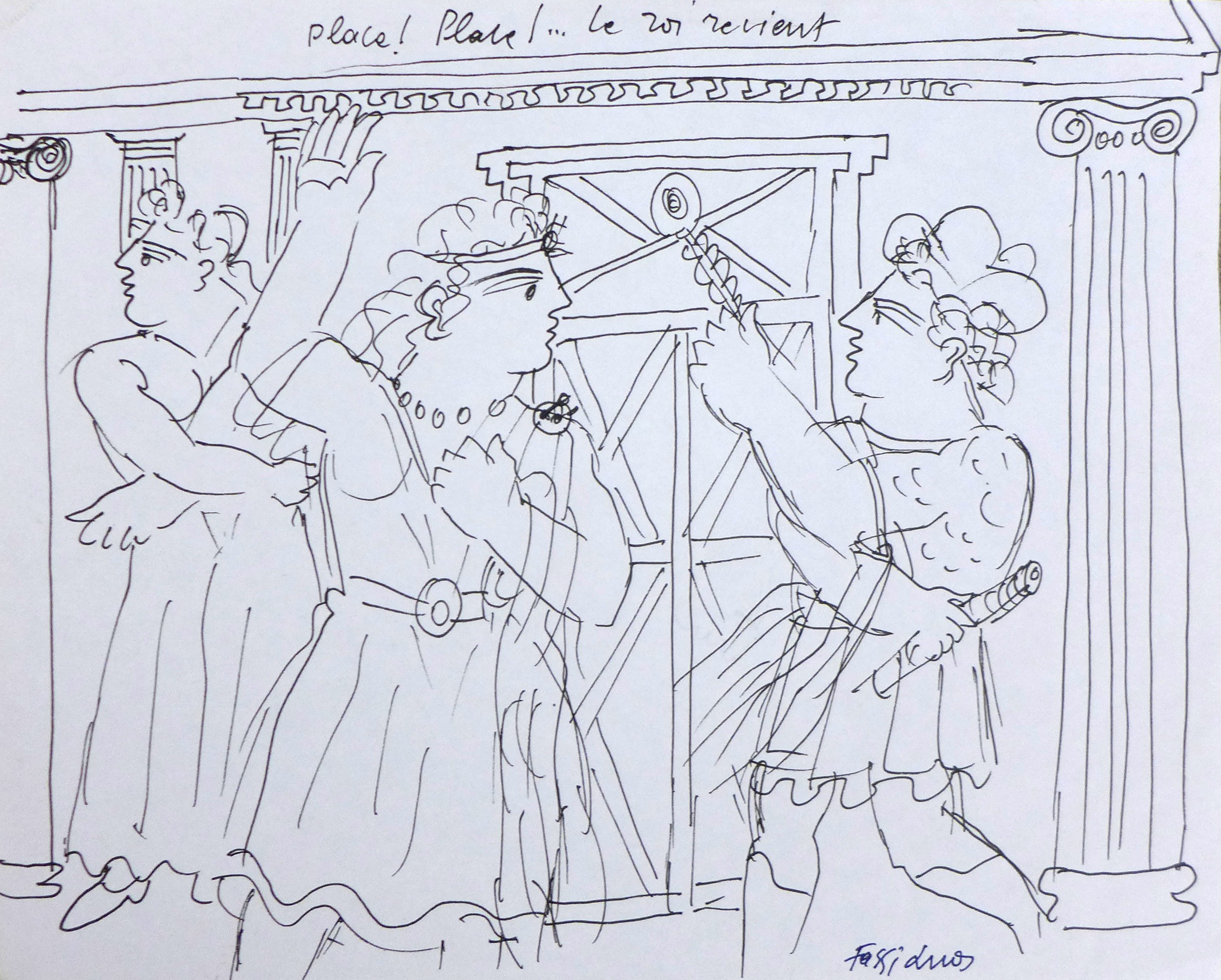 Alekos Fassianos, Andromaque: Le roi vient Alekos Fassianos, Andromaque: Le roi vient