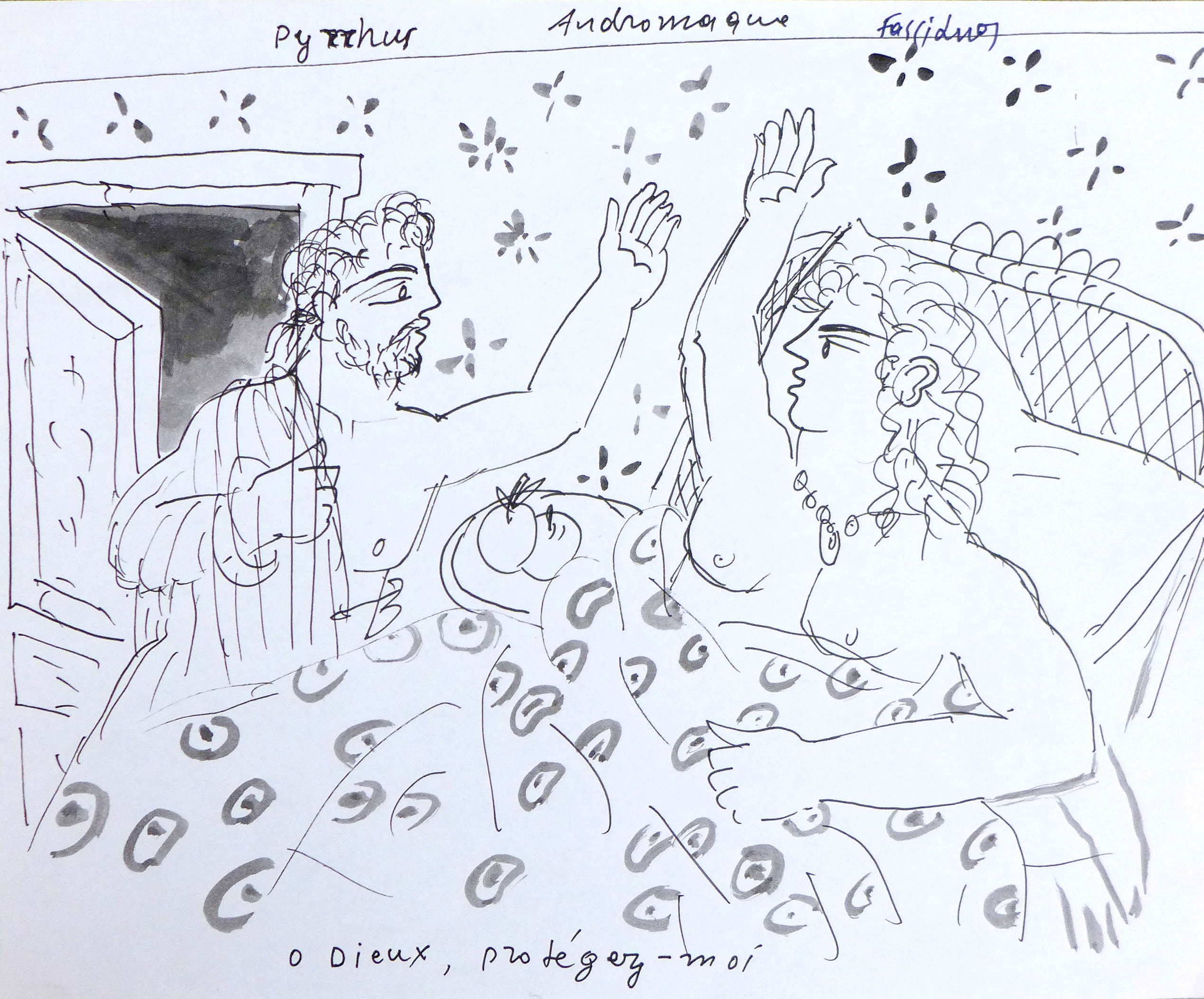 Alekos Fassianos, Andromaque: O Dieux, protégez-moi Alekos Fassianos, Andromaque: O Dieux, protégez-moi