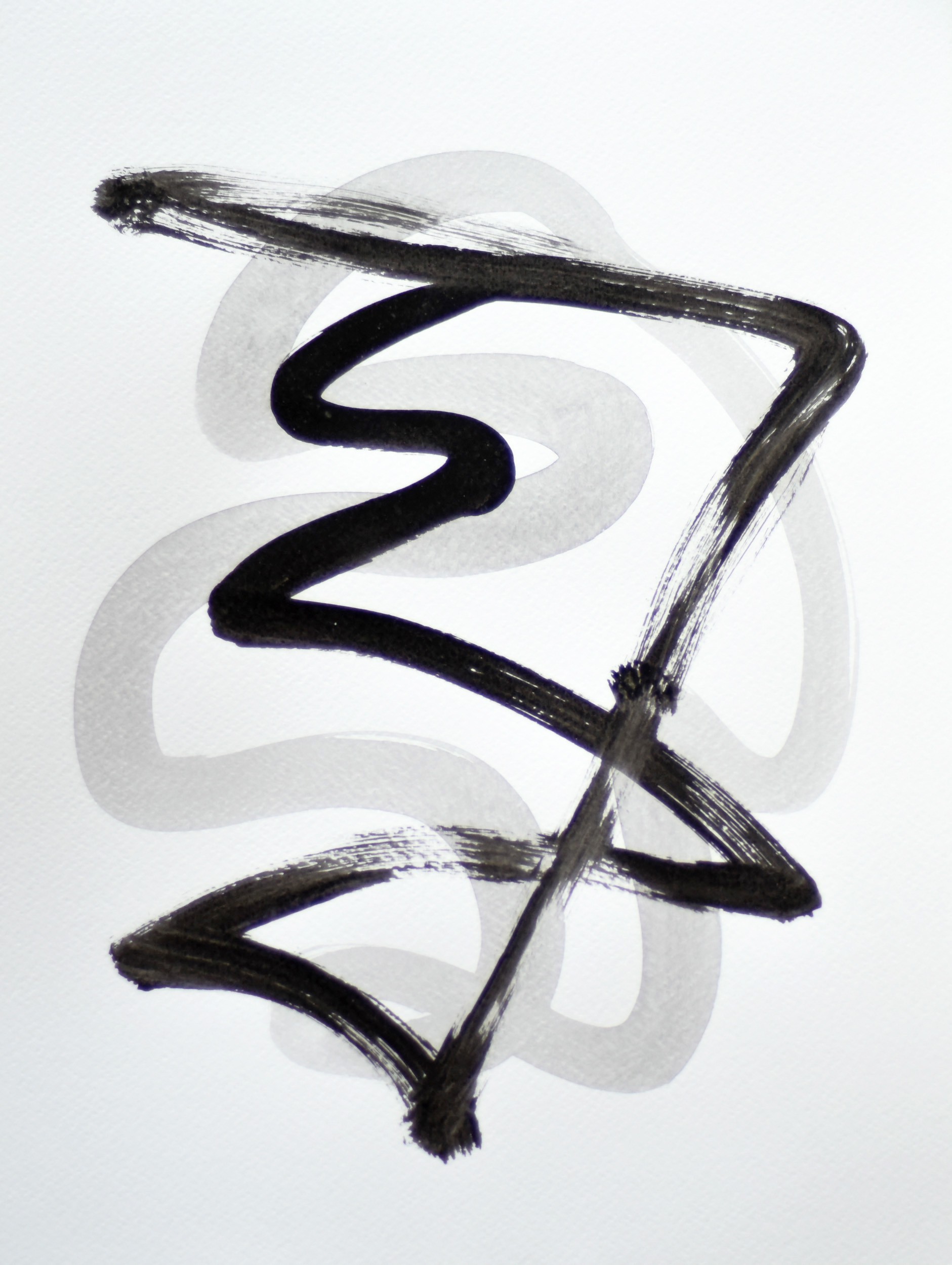 Gina Vor, Sign No. 29 (Abstrait Noir et Blanc) Gina Vor, Sign No. 29 (Abstrait Noir et Blanc)