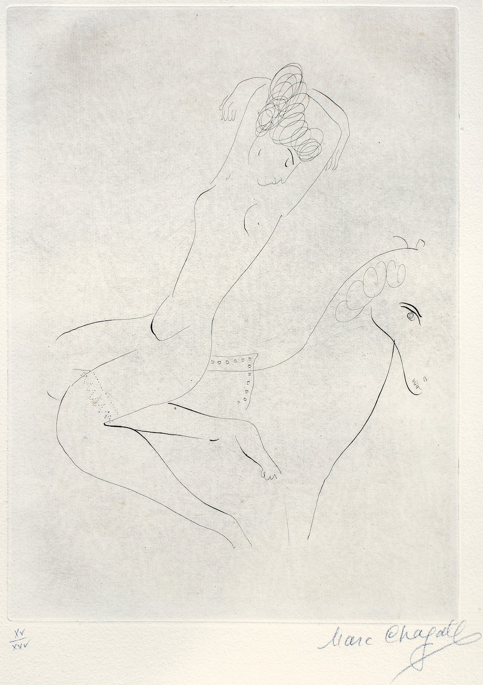 Marc Chagall, L'Ecuyère Marc Chagall, L'Ecuyère