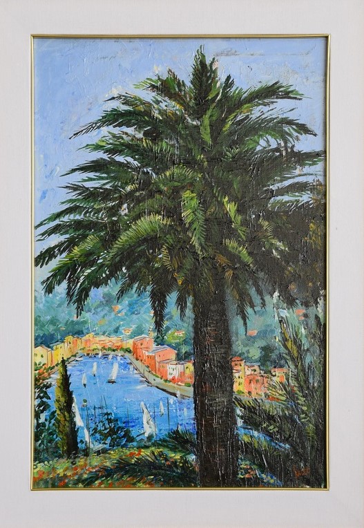 Luciano Sacco, View of Portofino Luciano Sacco, View of Portofino
