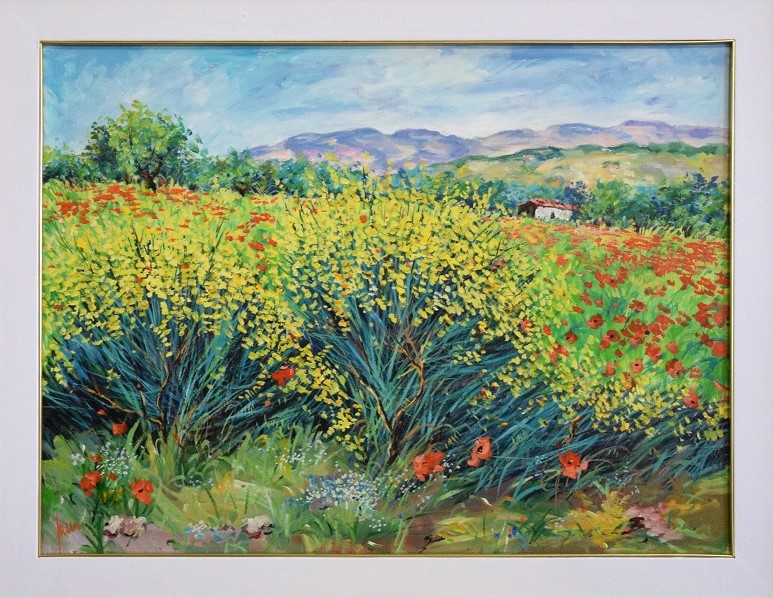 Luciano Sacco, Genistas and Poppies Luciano Sacco, Genistas and Poppies