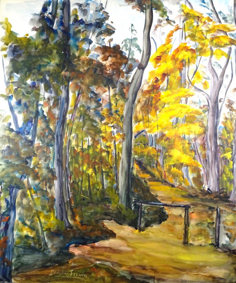 Micheline Frouin, Paysage d'Alsace Micheline Frouin, Paysage d'Alsace
