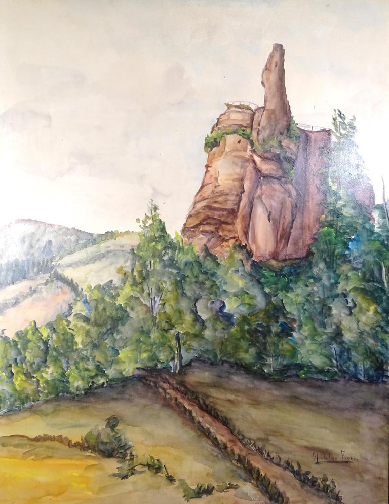 Micheline Frouin, Paysage d'Alsace Micheline Frouin, Paysage d'Alsace