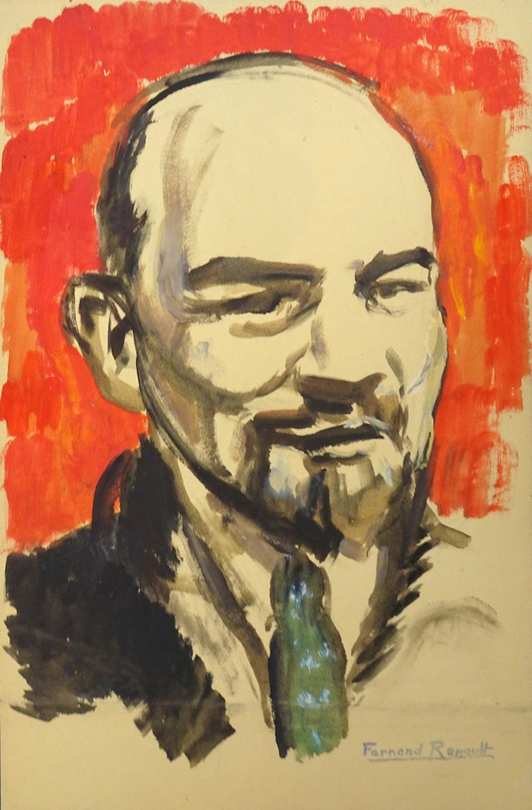 Albert Fernand-Renault, Portrait of Lenin Albert Fernand-Renault, Portrait of Lenin
