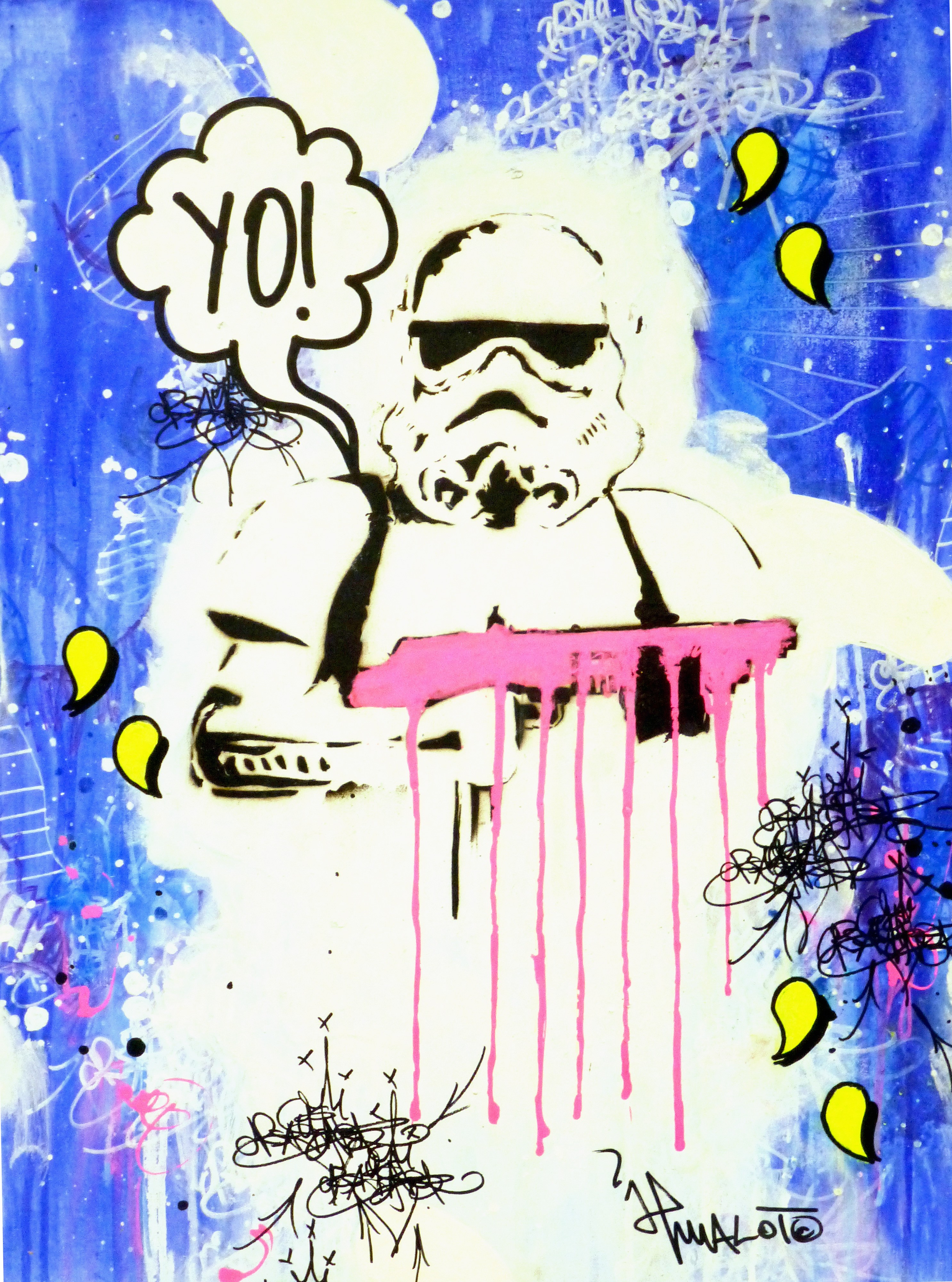 JP Malot, YO! Star Wars stormtrooper ((on blue) JP Malot, YO! Star Wars stormtrooper ((on blue)