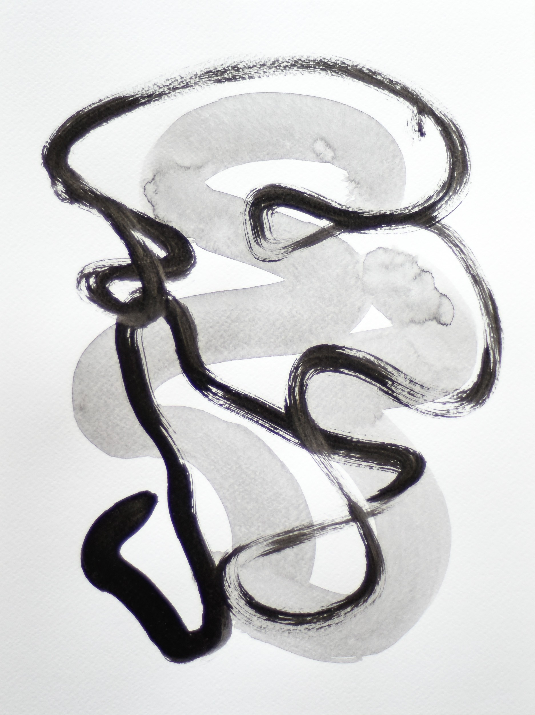 Gina Vor, Sign No. 36 (Abstrait Noir et Blanc) Gina Vor, Sign No. 36 (Abstrait Noir et Blanc)